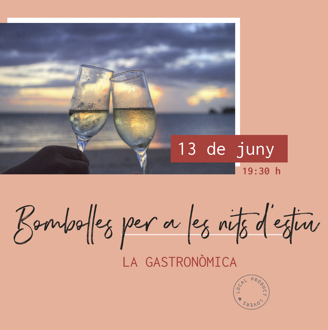 Tast de caves bombolles d'estiu abricoc